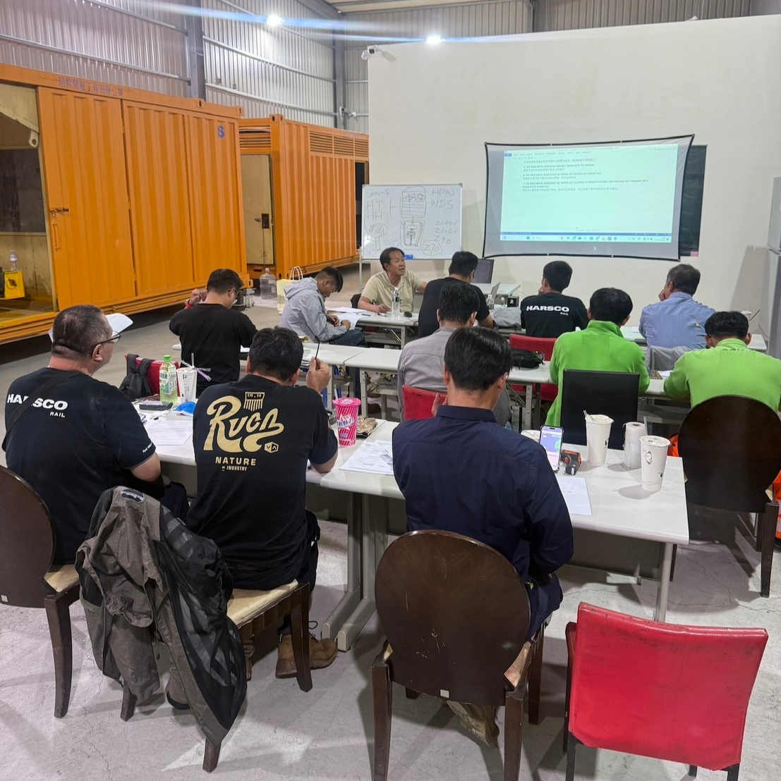 Thermite welding training鋁熱焊訓練